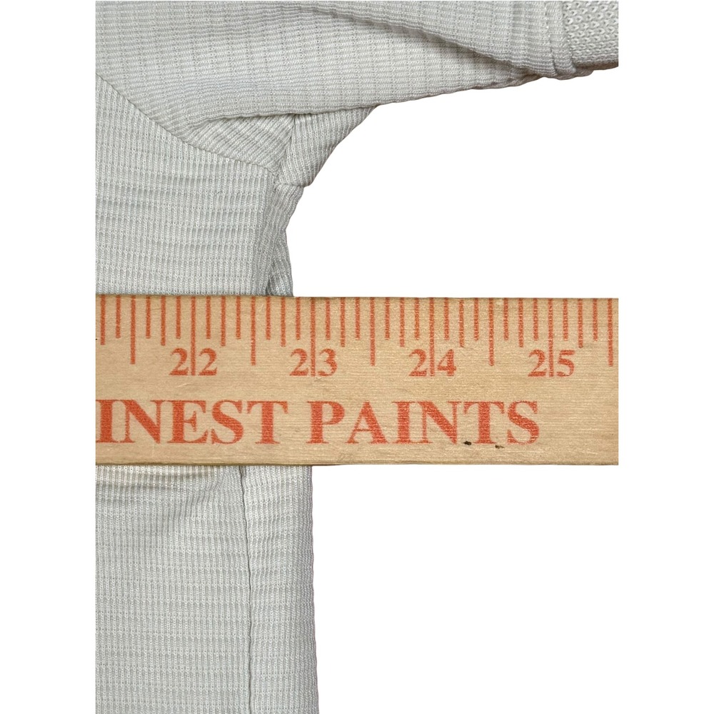 Tommy Bahama Island Zone Mens Polo Shirt Large Beige Stripe Golf Casual - Picture 7 of 7